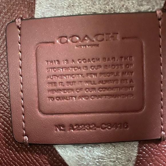 New💃Coach Mollie Tote 25 In Signature Jacquard With Stripes - Picture 11 of 12